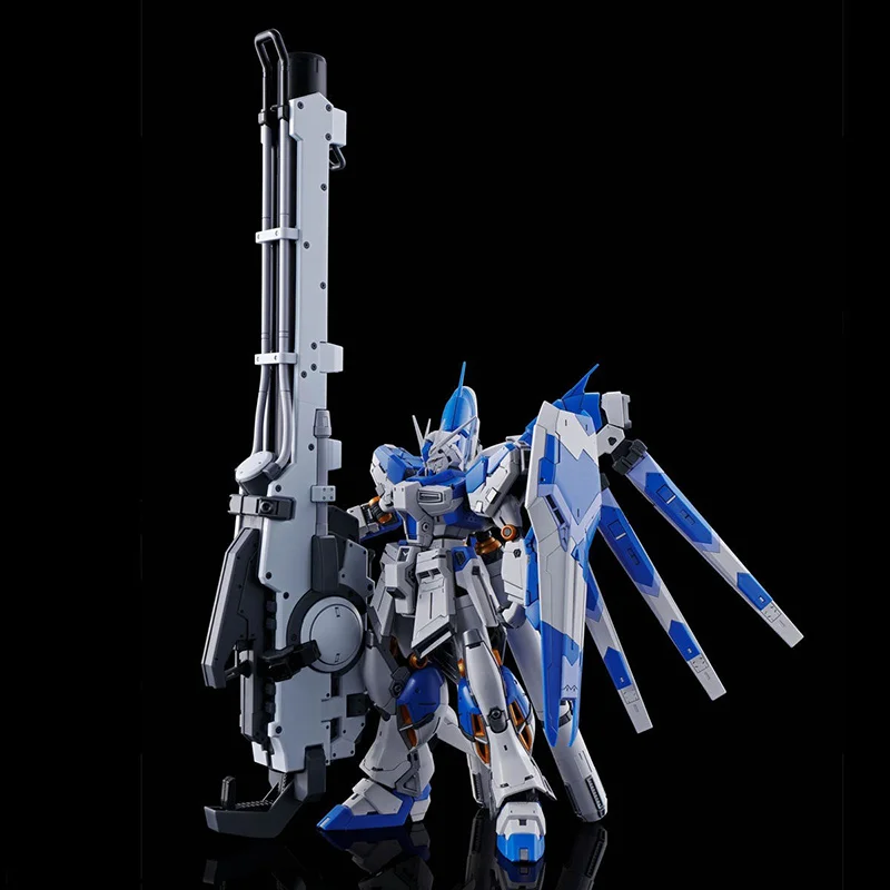 Bandai PB RG 1/144 Hyper Mega Bazooka Launcher for Hi-V Gundam 14Cm Anime Original Action Figure Model Kit Toy Gift Collection