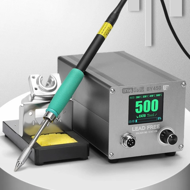 LED Soldering Station High Power 500W Soldering Stations Temperature Adjustment Smart Welding Stations Portable Weld Tools