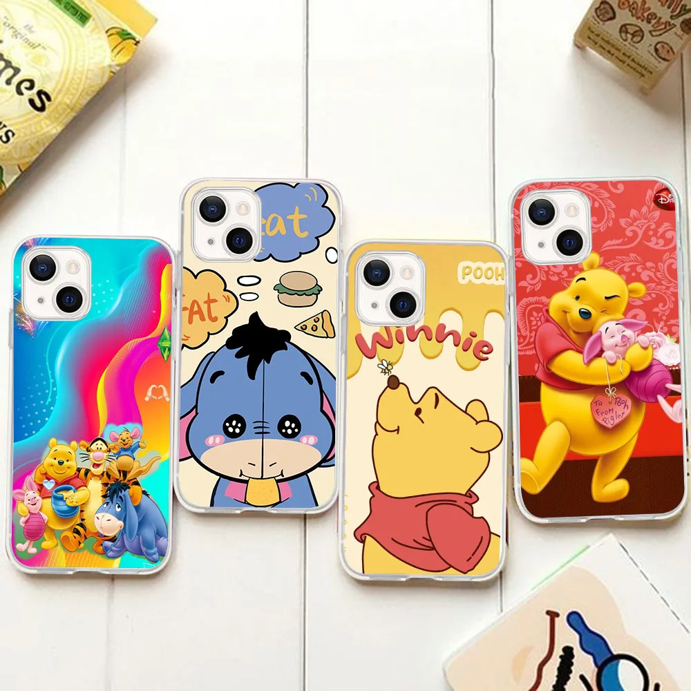 KT-79 Eeyore Winnie Pooh Silicone Case For LG Q61 Q60 K50 K62 K42 K40S K9 V40 V50 V60 K92 G8 G8X ThinQ5 VELVET