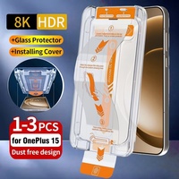 1-3Pack Easy Installation Screen Protector for OnePlus 15 Dust Free Tempered Glass Anti-Scratch Protective Film for One Plus 15