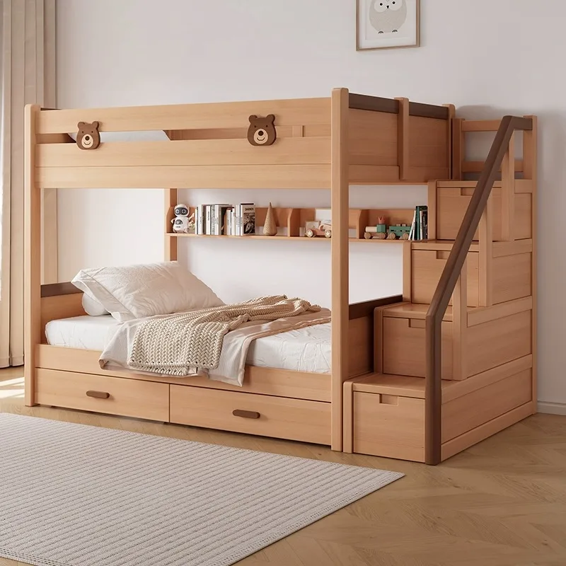 

Multifunctional Bunk Bed Wooden Dormitorio Bedroom Furniture Children Bed Drawer Camas Infantiles Child Furniture Creative