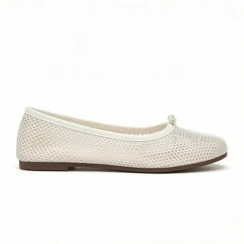 Tabi Mesh Ballet Flats for Women Split Toe Flat Shoes Breathable Hollow Out Slip on Shoes Elegant Minimalist Summer Flats