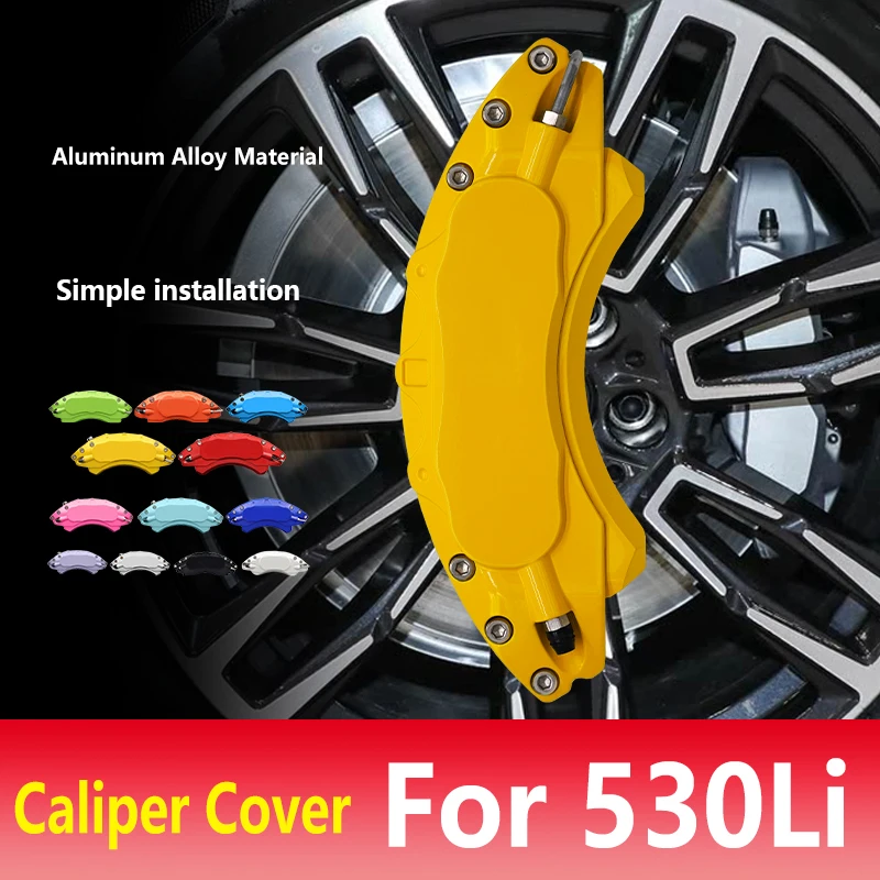 

For BMW Series 5 530Li Car Brake Caliper Cover Aluminum Alloy Metal Kit Fit xDrive 2014 2018 2019 2020 2021 2022 2023 2025