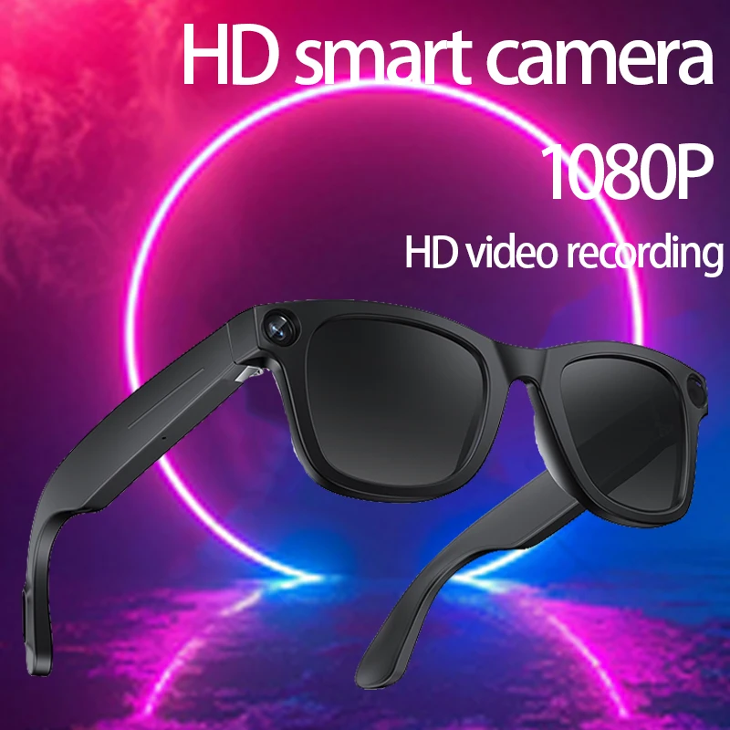 

AI Smart Glasses High-Definition Camera Video Recorder Wireless Bluetooth Call Blue Light Protection Sunglasses For Men Women