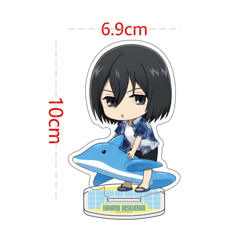 Hot Anime Attack on Titan Acrylic Stand Figure Keychai Model Figure Cosplay Plate Holder Christmas Desk Decor Gift Birthday Fans