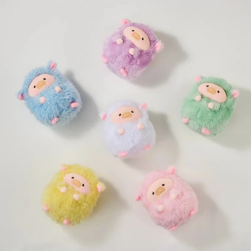 جديد لولو الخنزير قوس قزح خنزير الأغنام سلسلة صندوق أعمى جميل خنزير الدمى Kawaii عمل الشكل صندوق غامض دمية ملونة لعبة هدية