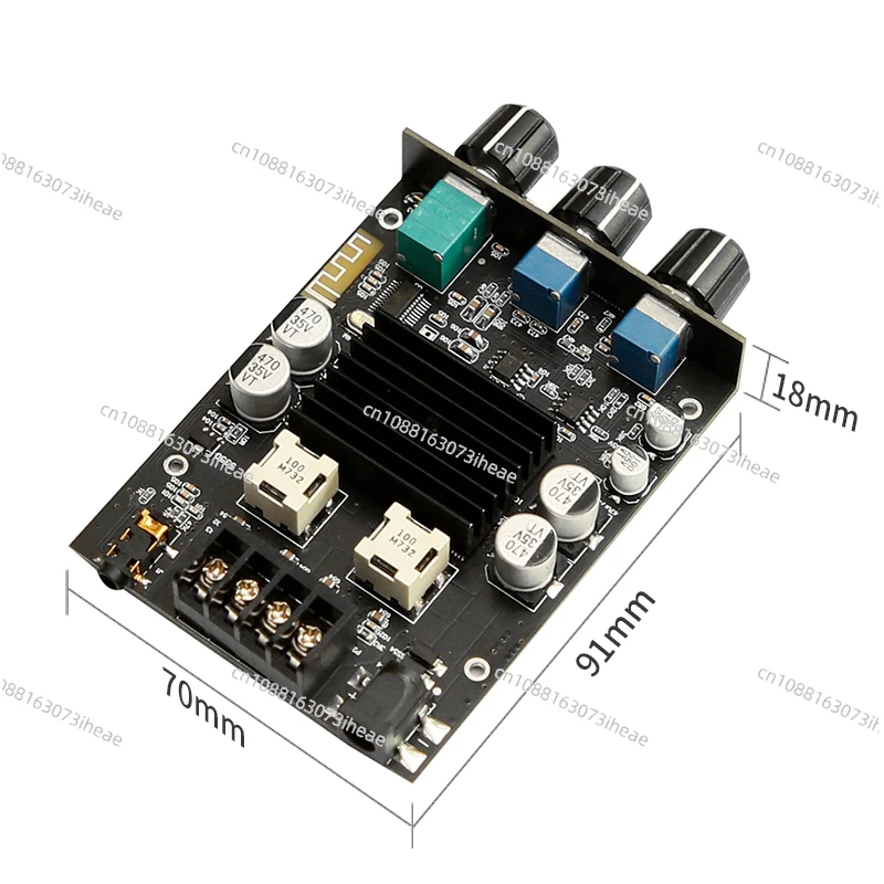 100B TPA3116 2.0 dual-core 100W * 2 high-power class D digital tone, Bluetooth 5.0 power amplifier board accessories