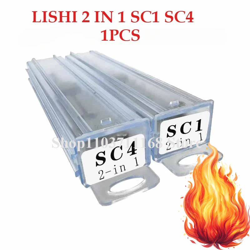 

LiShi 2 in 1 SC1 SC4 Tools Civil Opener Hand Professional Hand for Measuring Master Pick & Decoder for Schlage Locks Locksmith