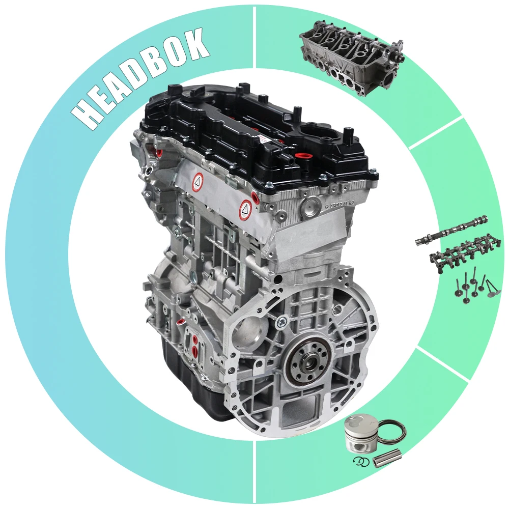 لنظام المحرك عالي الجودة G4KJ G4KE 2.4 Gdi محرك كتلة طويلة لتجميع محرك Hyundai Ix35
