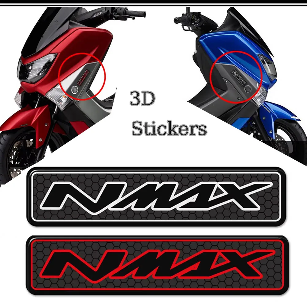 

Motorcycle 3D Stickers For Yamaha NMAX N MAX 125 155 160 250 400 Decals Tank Emblem Logo