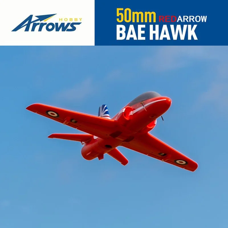 

Blue Arrow Model 50mm Red Arrow Ducted Model 4CH Entry level Handthrown Fighter Fixed Wing Remote Controlled Aircraft