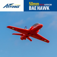Blue Arrow Model 50mm Red Arrow Ducted Model 4CH Entry level Handthrown Fighter Fixed Wing Remote Controlled Aircraft