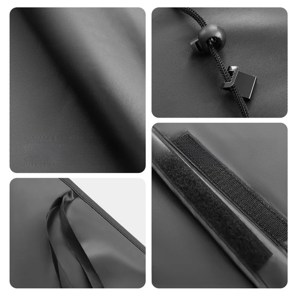Oxford Fabric Vehicle Partition Shade Curtain 5 pcs Black Coated for Privacy Interior Separation and Light Control