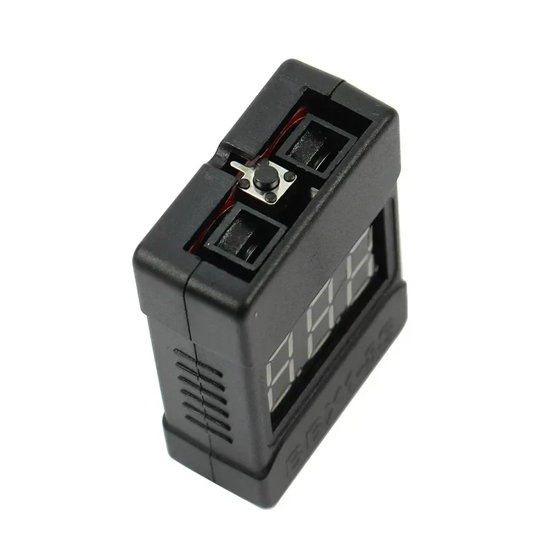 BX100 1-8S 2 in 1 Battery Voltage Power Display Low Alarm Buzzer Meter Tester Monitor Checker for RC Car Drone Aircraft Toy Part