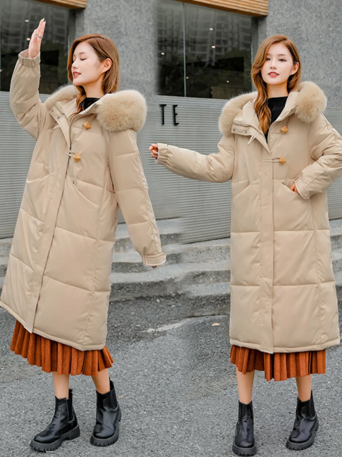

Утепленная хлопковая куртка для женщин, осенне-зимняя, средней длины, в корейском стиле, повседневная, в студенческом стиле, хлопковая одежда больших размеров