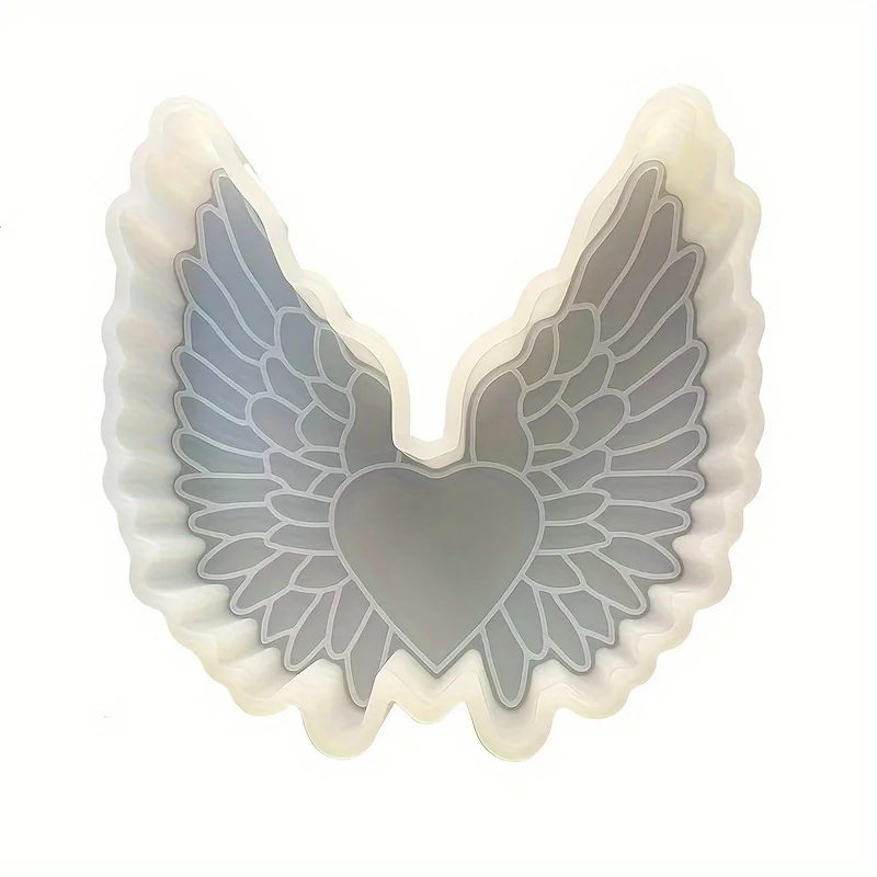 1 Angel Wing Mold, Candle Resin Soap Mold, Soap Large Resin Mold, Wax Melt, Clay, DIY Handmade Candle Mold