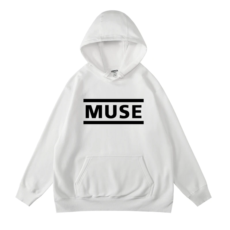 Mens Hoodie Sweatshirt Muse Rock Band Hoodie Harajuku Streetwear Hoody Pullovers Hip Hop Hoody Tops