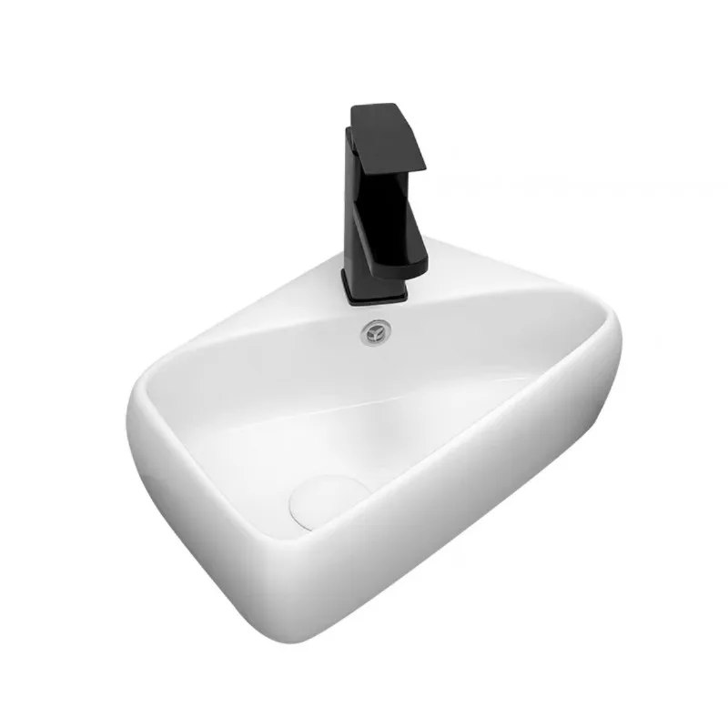 

On the table corner wash table small apartment wash basin bathroom face ceramic basin small size narrow length