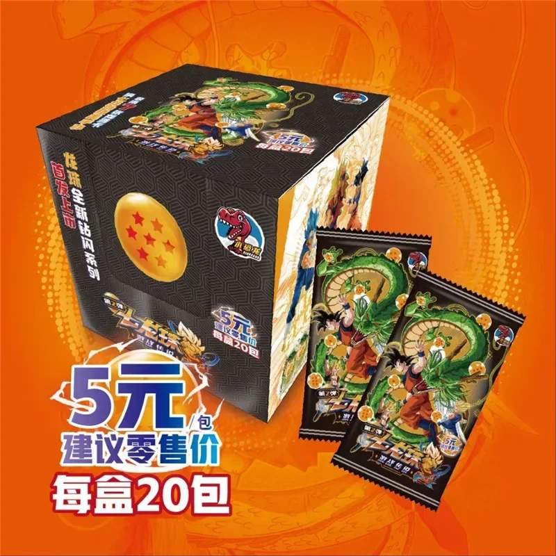 New Dragon Ball Cards Box Super Saiyan Card Holder Kakarotto Dragonball Anime Role Cards Collectibles Hobby Display Gifts