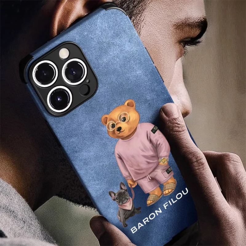 حافظة لهاتف آيفون 15 14 13 12 11 Pro Mini 7 8 Se Plus Xr X Xs Max غطاء هاتف ترفيهي Fundas Capa