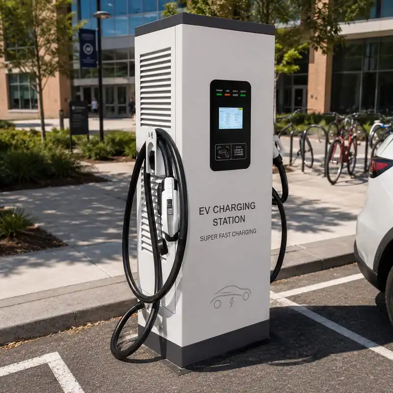 CCS2 60KW 80KW Public EV Fast Charger Versatile OCPP 16J APP Control Customized Software Option Compact Cabinet