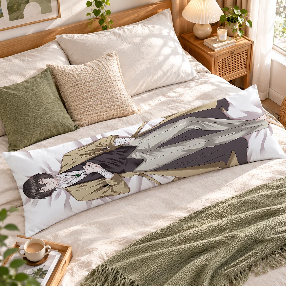D-dazai B-bungo S-stray Dogs Cushion Cover Rectangle Pillow Cover Home Sofa Living Room 51x137cm Dakimakura Long Pillowcase