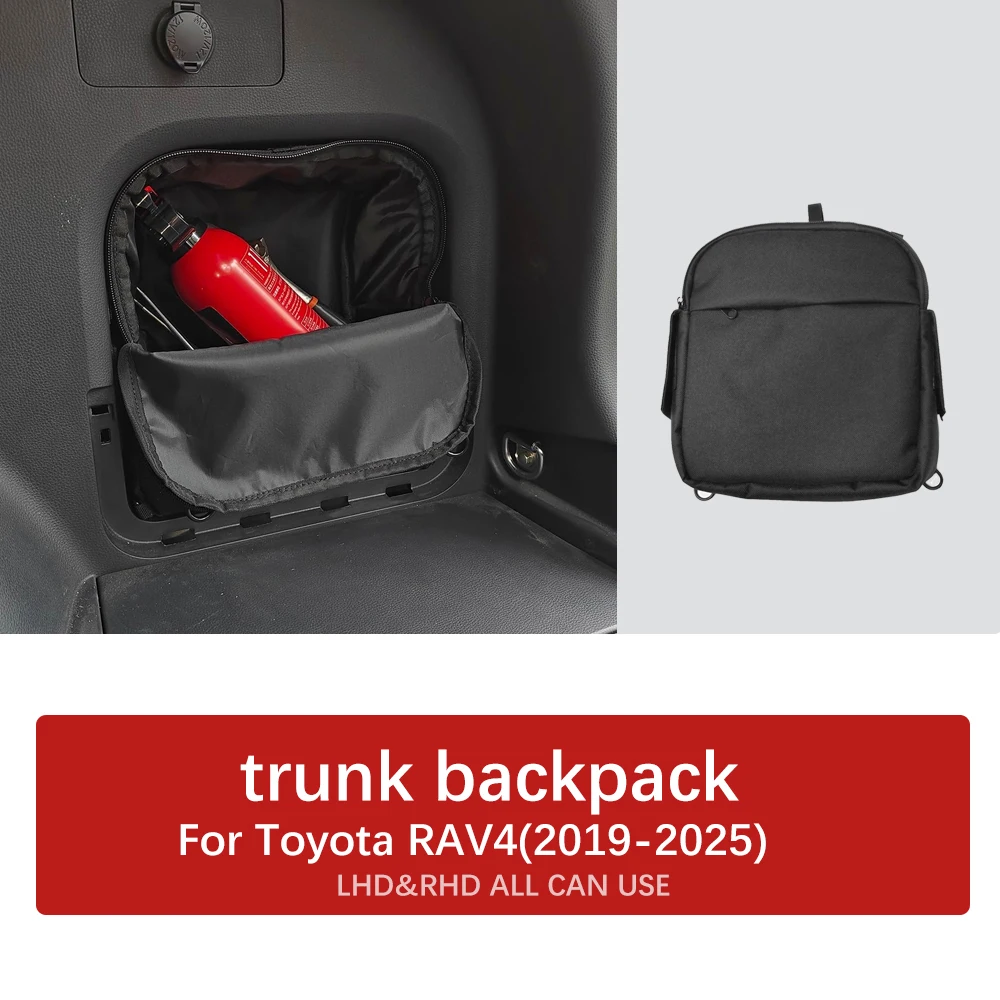 

Trunk Organizer Pocket for Toyota RAV4 XA50 2019 2020 2021 2022 2023 2024 2025 Bag Trunk Cubby Storage Bag Cargo side pocket