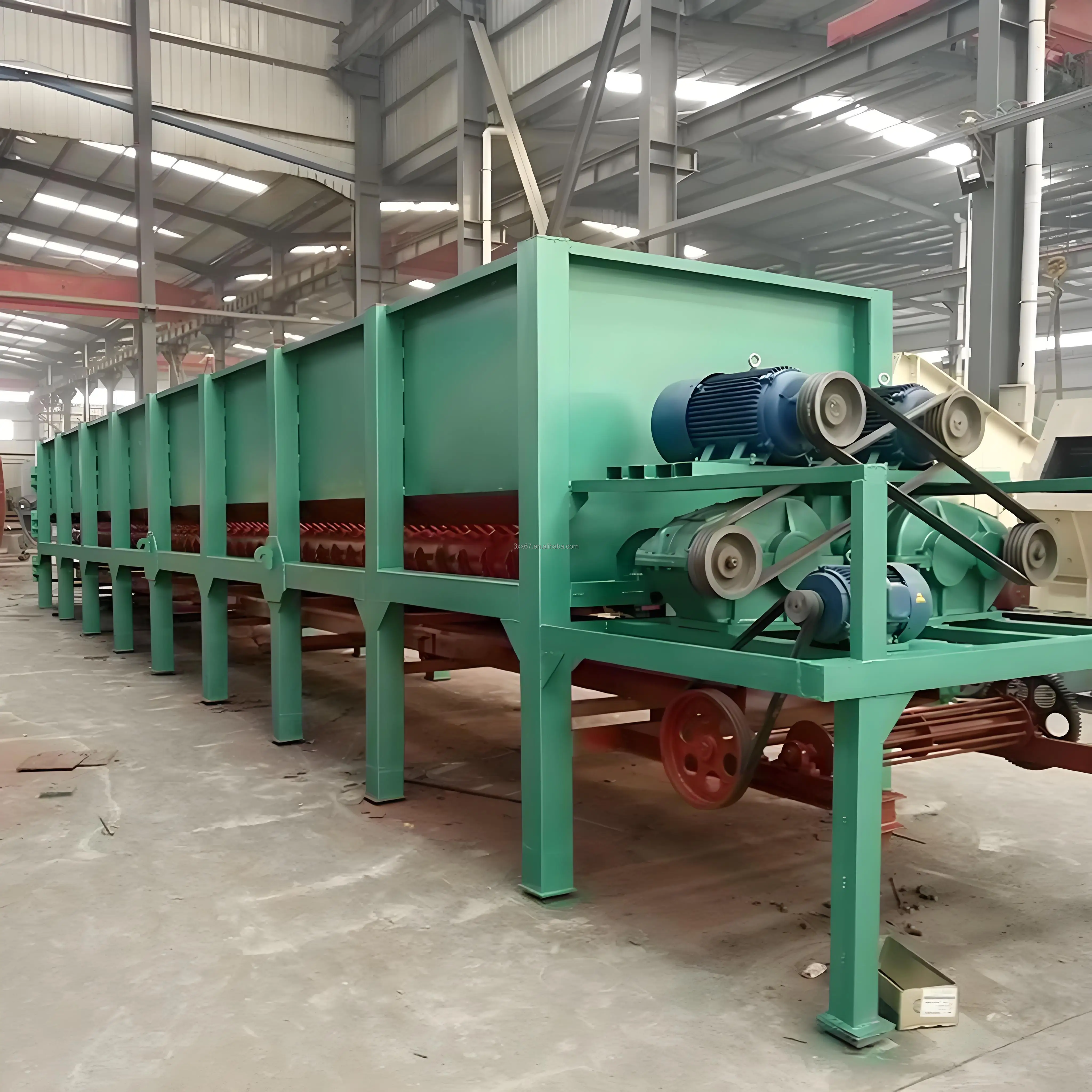 High Capacity Trough Type Log Debarking Equipment for Plywood Veneer Raw Material, Stable Running and Low Wood Loss Rate