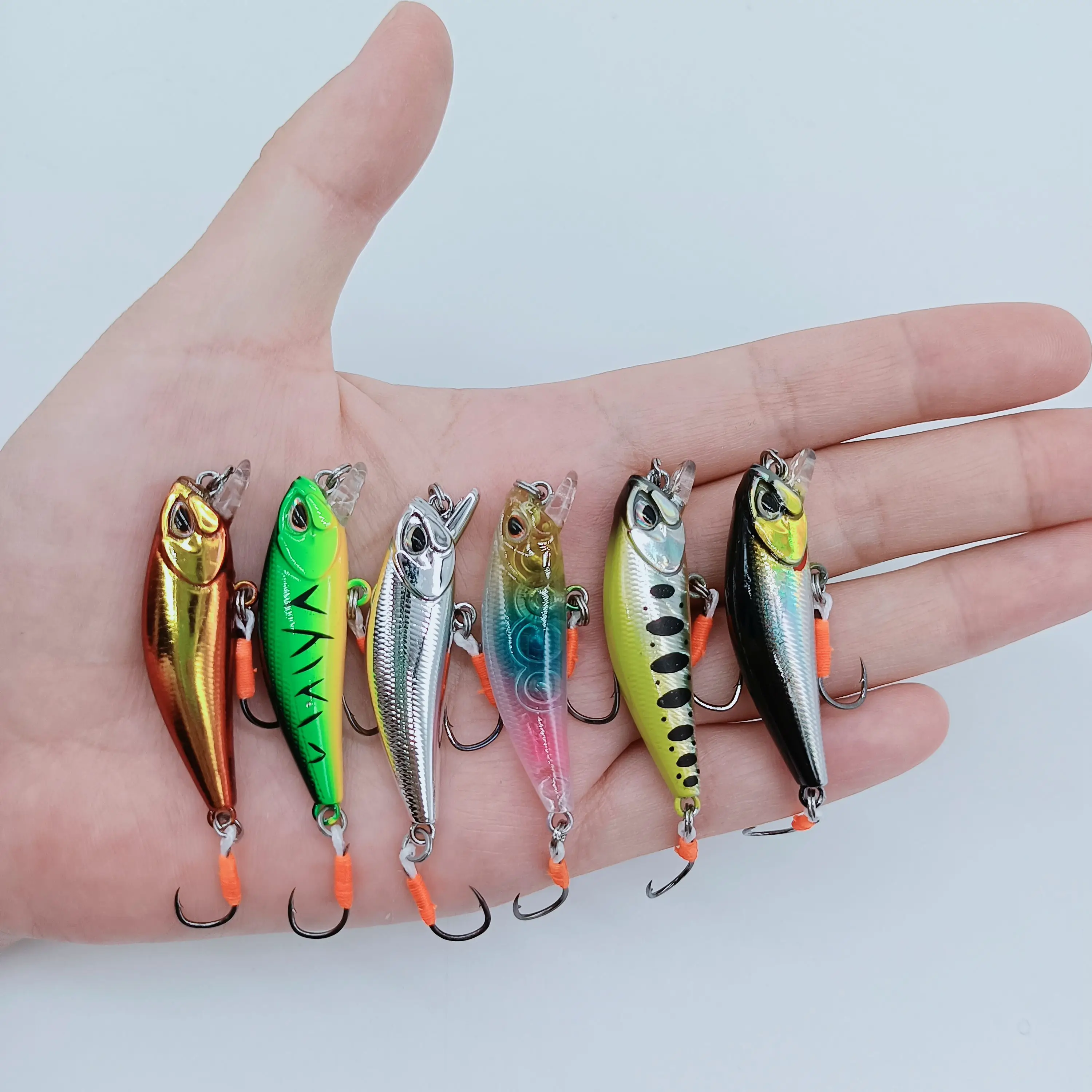 Duoduoyu 1pcs Mini sinkende Elritze Angel köder 3,5g/4,5 cm kleine Wobbler isca künstliche Swimbait Bass Angel gerät – Detail 8