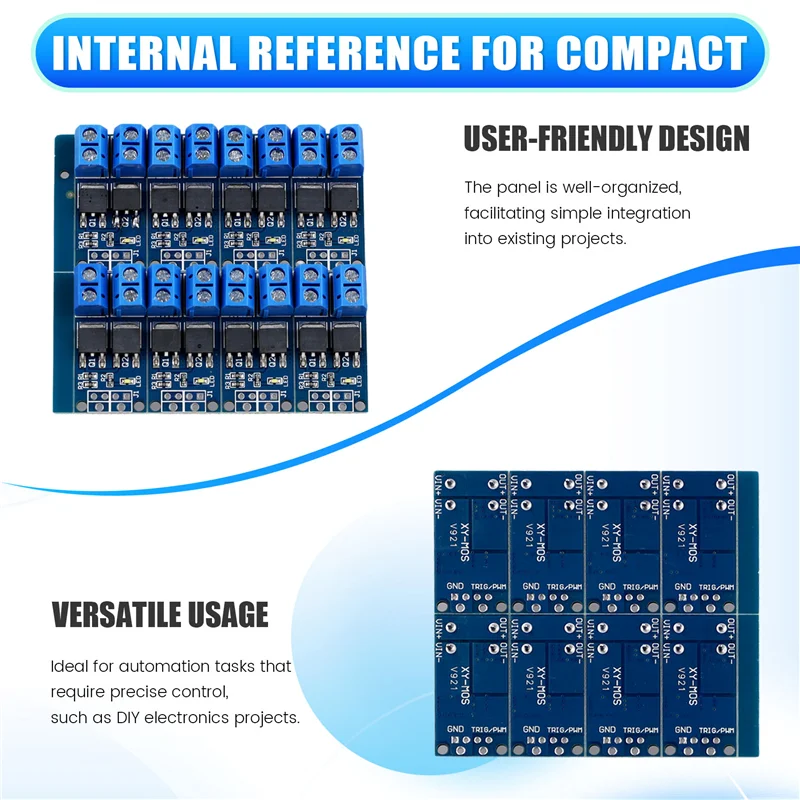 Y45A-20Pcs 15A 400W MOSFET Trigger Switch Drive Module Painel de controle do regulador PWM