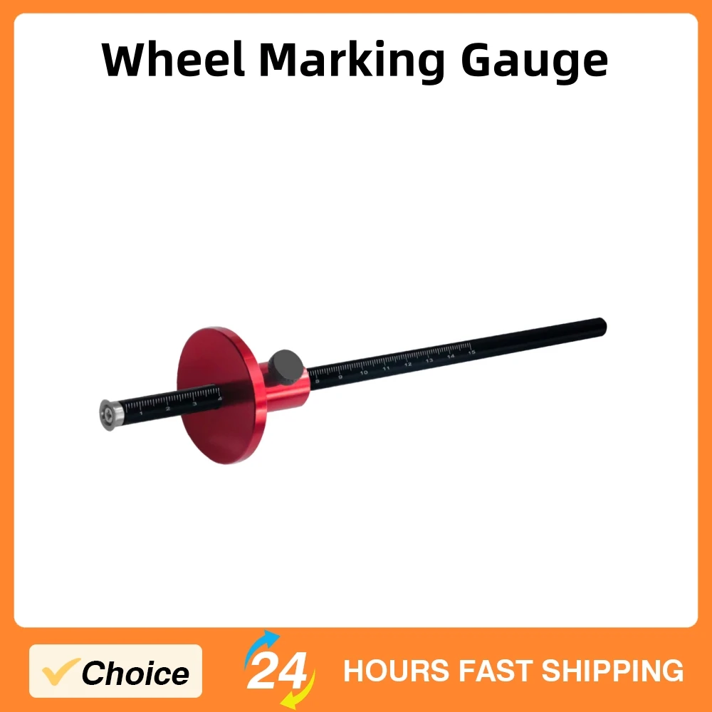 European Style Wheel Marking Gauge Adjustment Knob Metric And Inch Scales Woodworking Scriber for DIY Projects Furniture Repair