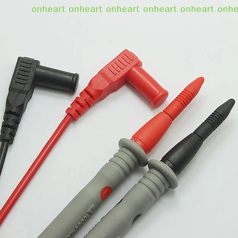 Universal Digital Multimeter Tester Lead Probe Wire Pen Cable 2Pcs/Set Needle Silicone Wire gold-plate Tip Probe Test Leads Pin