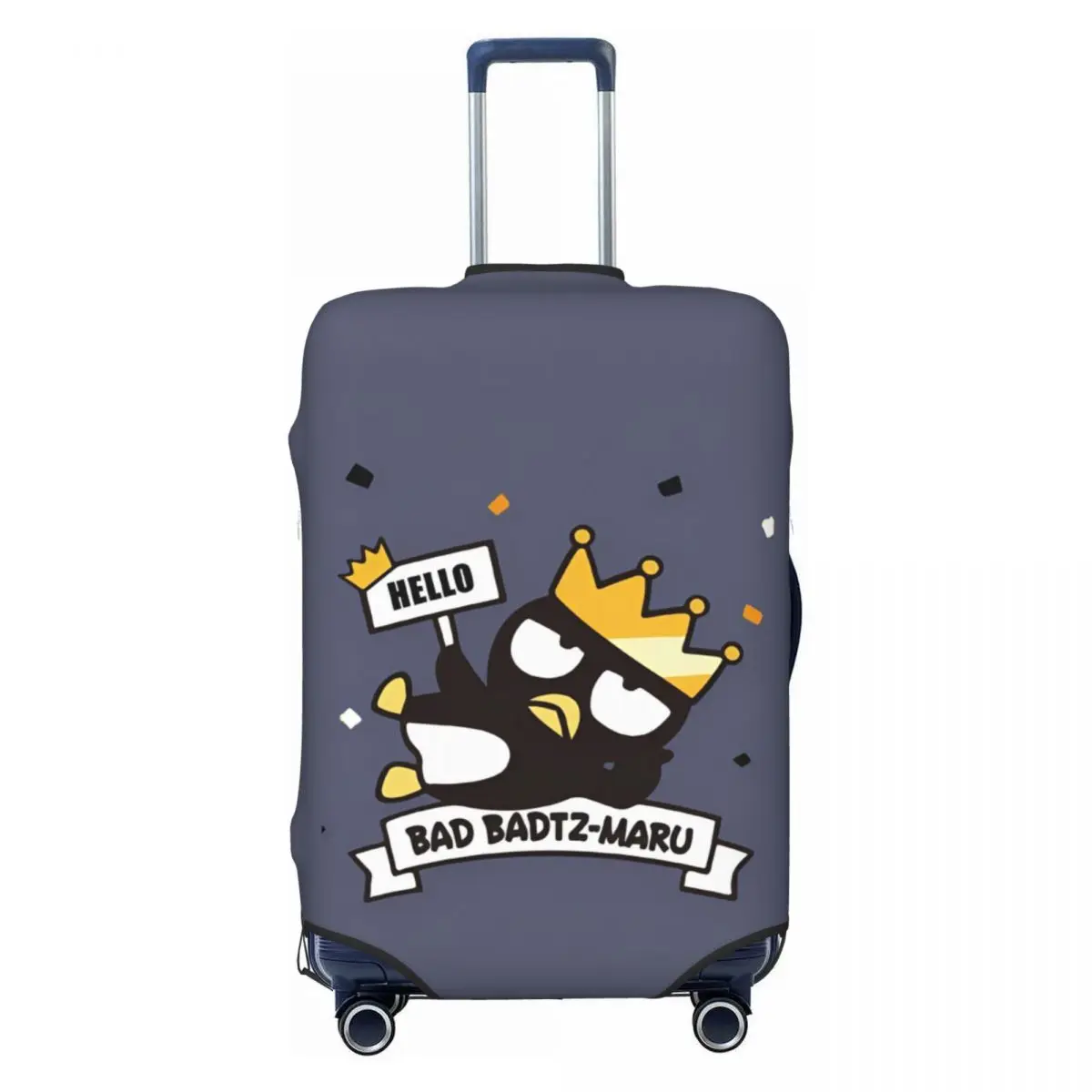 

Bad Badtz Maru Anime Animal Suitcase Cover Vacation Travel Elastic Luggage Supplies Protector