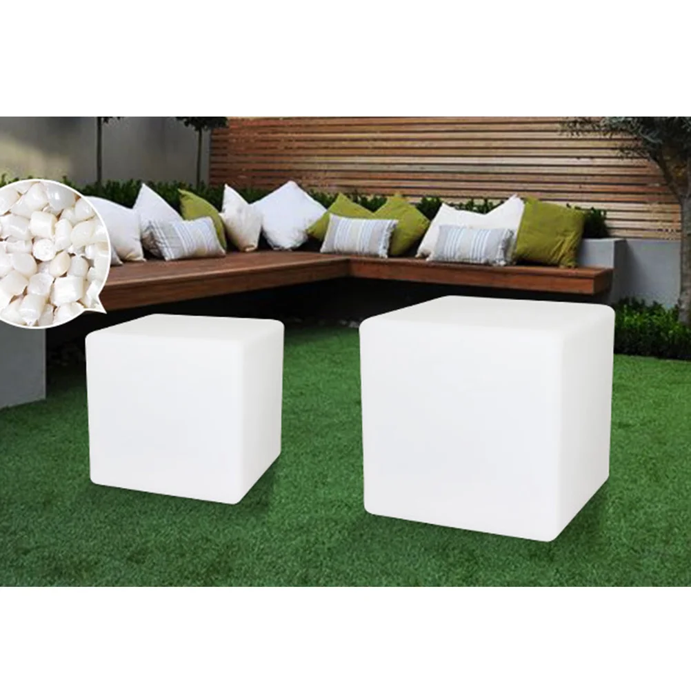 

Creative Led Cube Light Outdoor Waterproof Color Changing Lamp 3 Lights 15Cm Dry Powered For Garden Party Festival Night