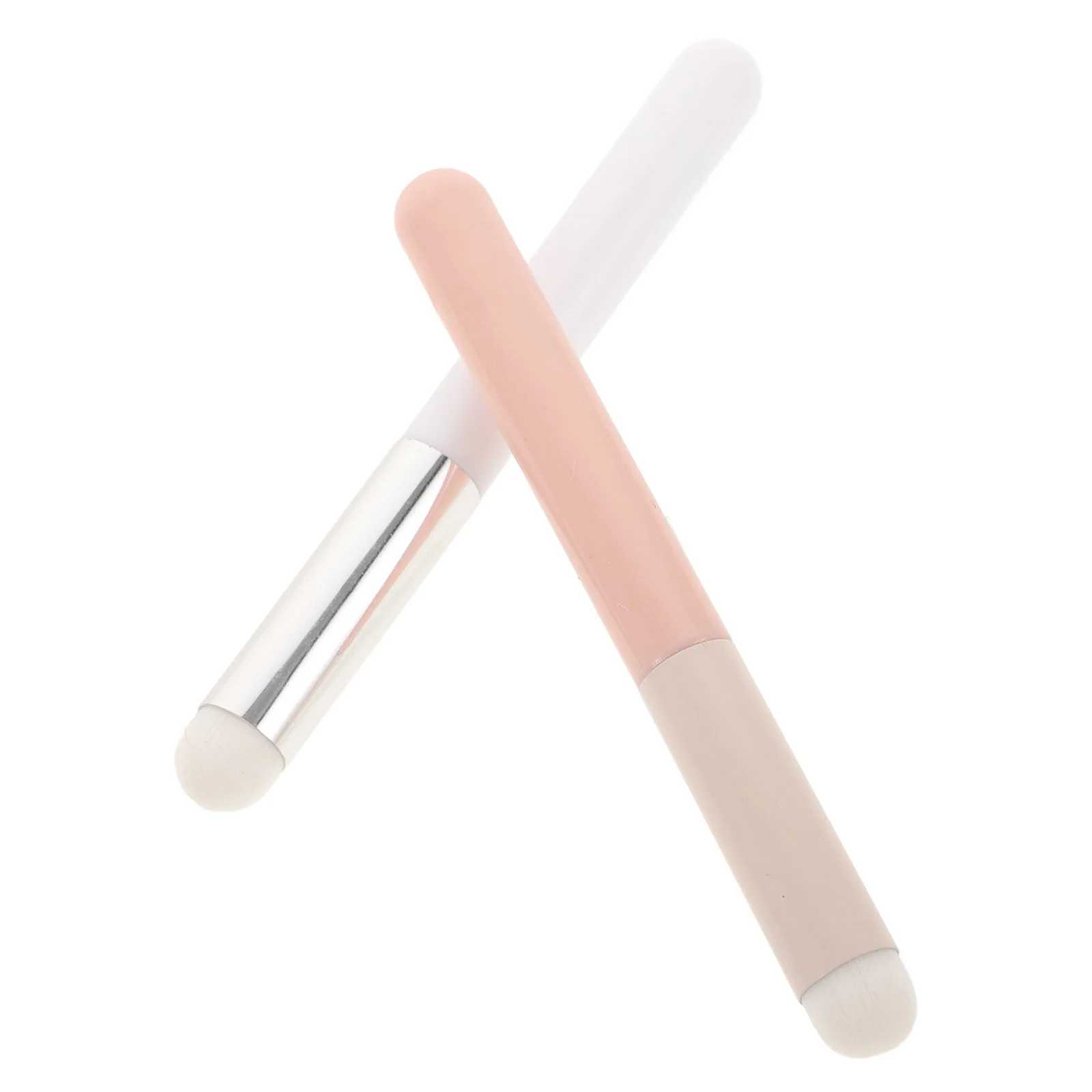 Conjunto de pincéis labiais ultramacio, 2 peças, para maquiadores profissionais, aplicação precisa de cor labial, purificador de pele, pincéis de maquiagem