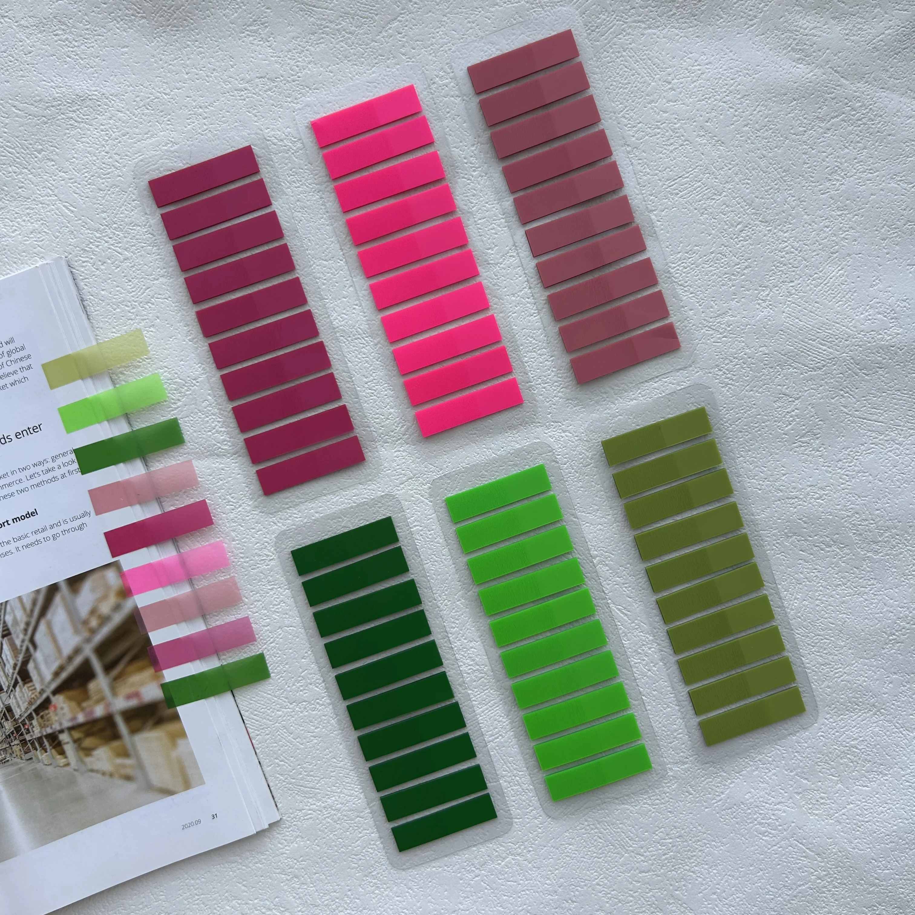 

1200 листов, прозрачные красочные блокноты для заметок, креативный указатель, самоклеящиеся офисные школьные канцелярские принадлежности, липкие блокноты для заметок