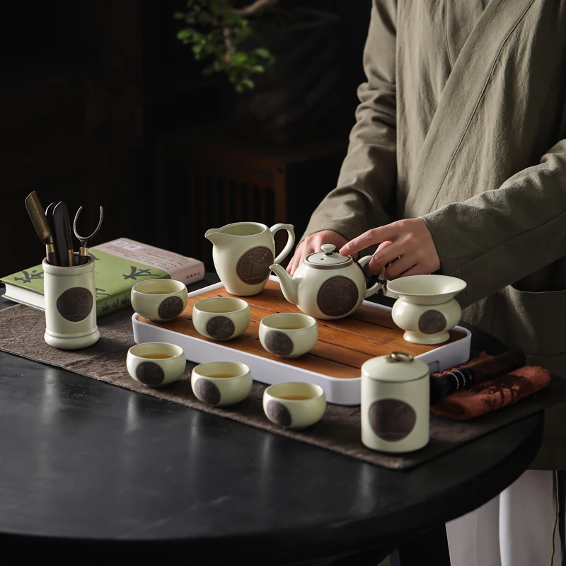 Serving Accessories Tea Tray Decorative Coffeeware Valet Ceremony Cafeteria Tea Tray Coffee Hospitality Plateau Home Products