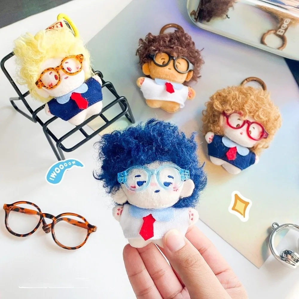 

Anime 9cm Anime Plushie Pendant Electric Shock Hair Soft Keychain Kawaii Cartoon Cotton for Fans Gift