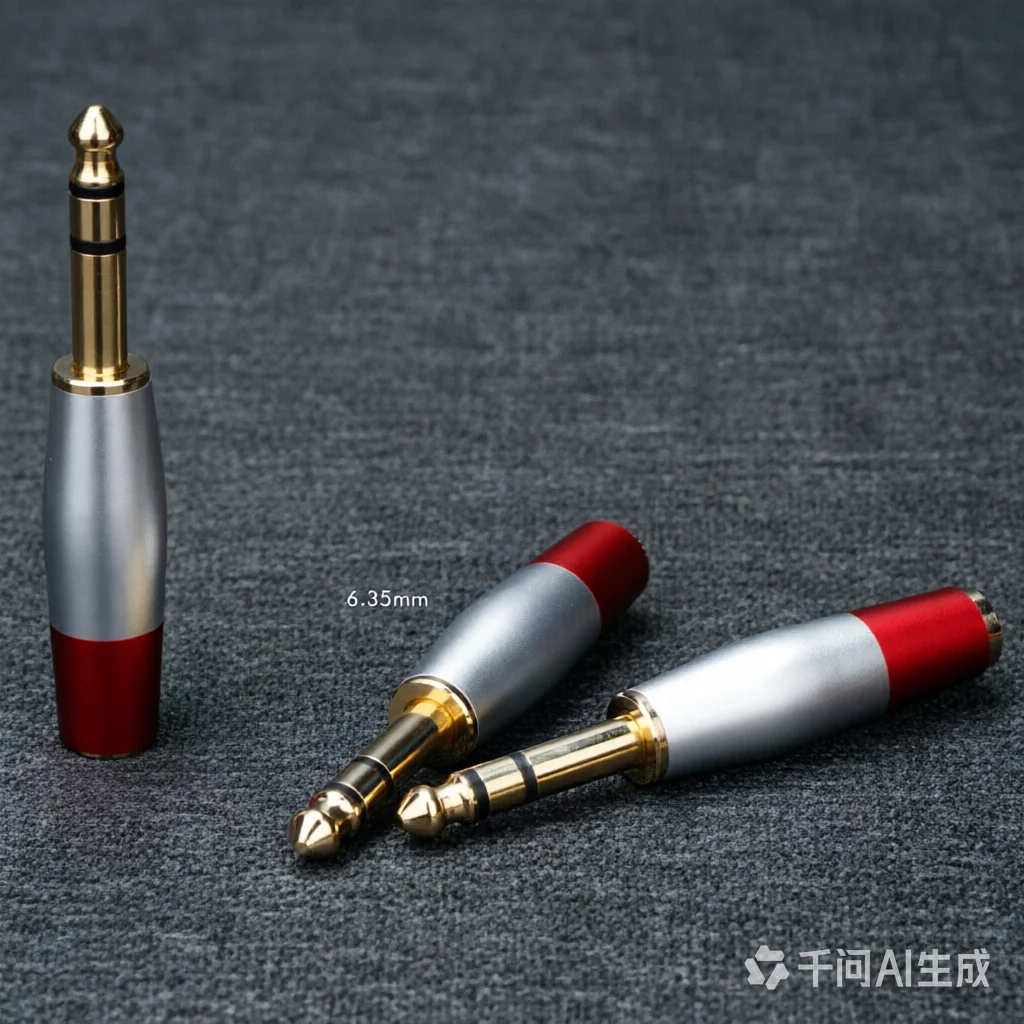 1Pcs Preffair 6.35mm Male to 4.4mm/3.5mm/2.5mm Female  Adapter Male to Female For Audio Players/AMP
