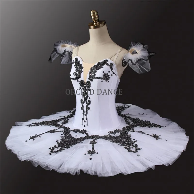 Tutù da balletto bianco professionale di alta qualità MOQ 1PCS Orchid Dance da donna