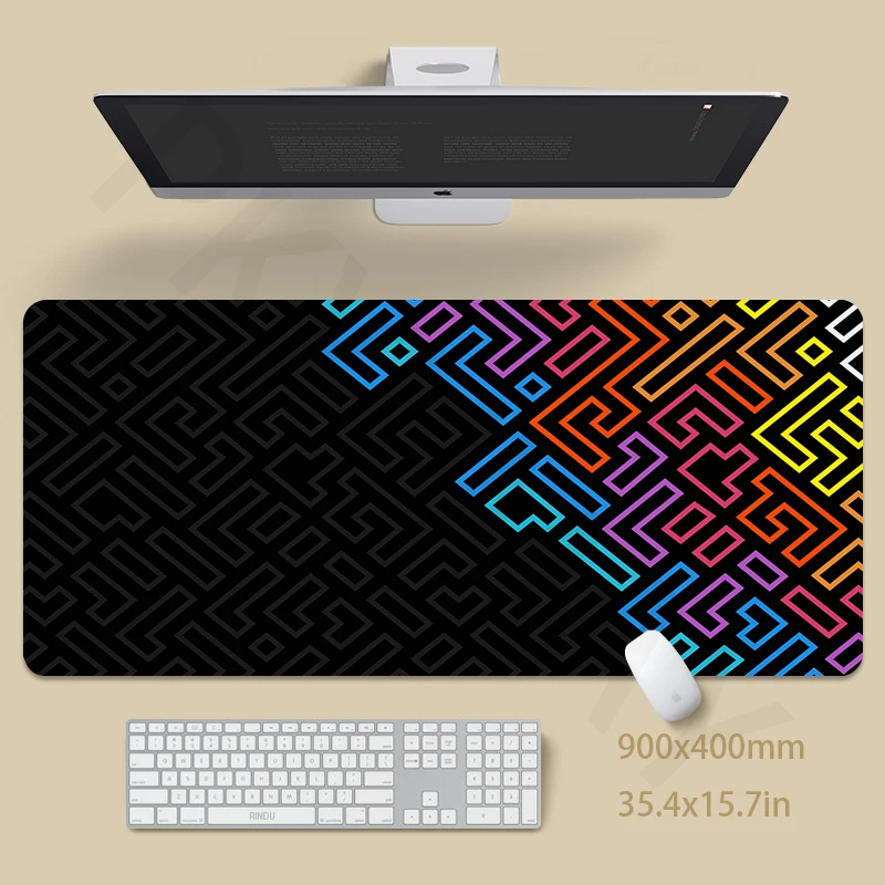 

Gamer Mousepad Design Mouse Pad Large Mouse Mat Natural Rubber Table Rug PC Desk Mat Popular Desk Pad 90x40cm Mousepads