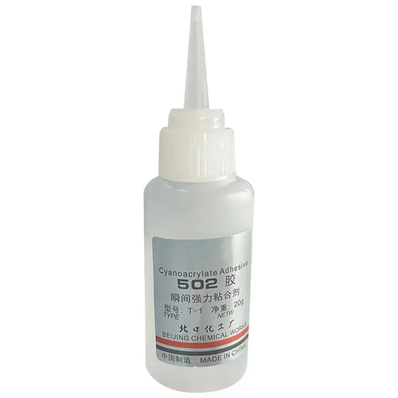 Super Glue High Strength Adhesive Quick Drying Transparent Instant Bonding Glue For Metal Glass Ceramic Fabric Crafting