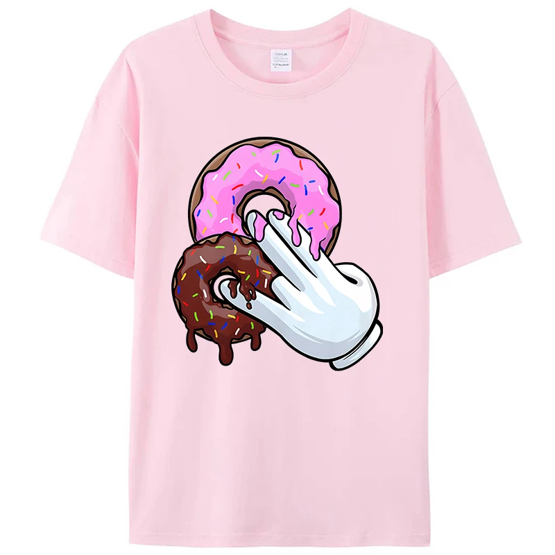 

Donuts Two In The Pink One In The Stink Humor Women Men's T-Shirt Funny Memes Joke Vintage Graphic Tee Shirts Tops Novelty Gifts