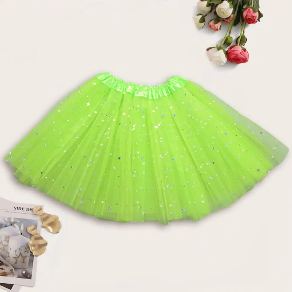 12 Colors Women Short Skirt Glitter Sequins Layered Ruffle Sexy women Princess Mini Puffy Ballet Skirt Vintage Tulle Skirts 90