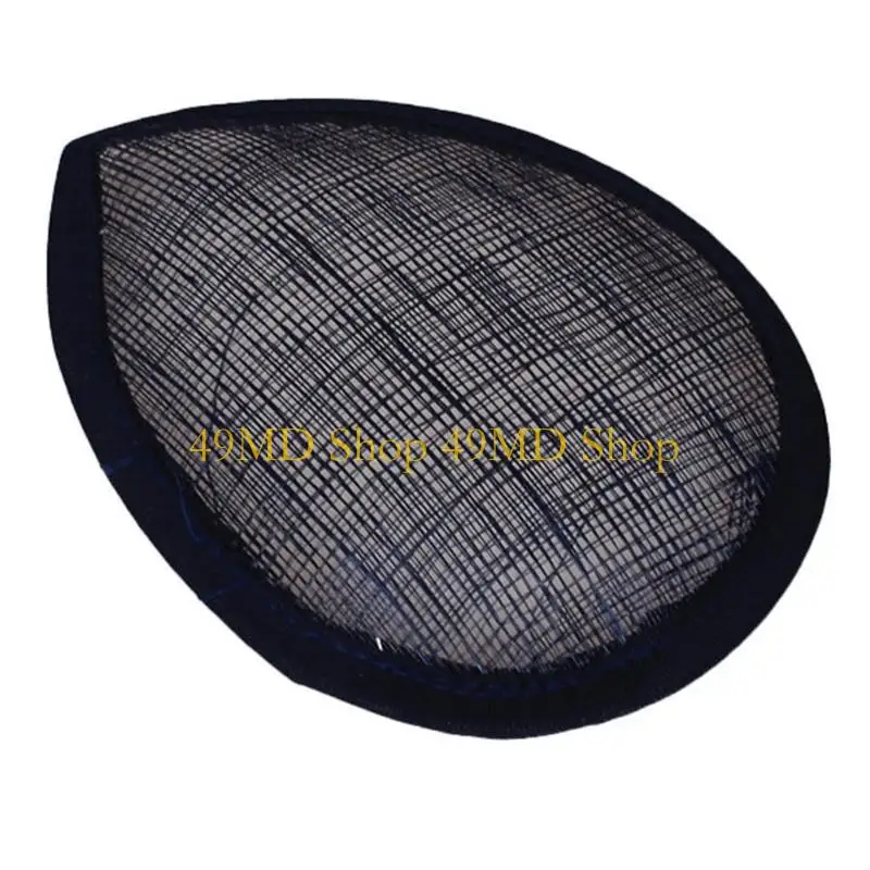 49MD Soft Malleable Hat Base Round Wedding Girls Hat Base Fashionable Hat Base
