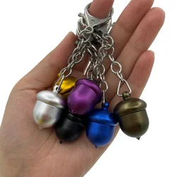 1pc Mini Portable Metal Acorn Keychain Storage Boxes Medicine Box moisture-proof Storage Jars Smoking Accessories