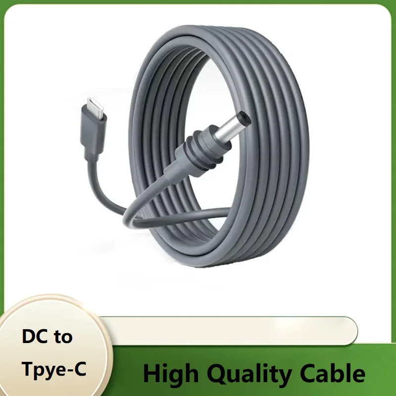 For Starlink Mini Cable Starlink Mini DC Power Type-C Input Replacement Cable Waterproof Outerdoor Barrel Jack Chargin