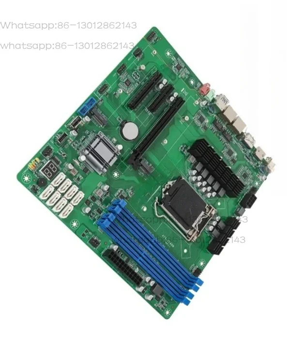 2026 new 8-bay Black  Soft Router Industrial Control Computer  Storage Server Motherboard  Dual