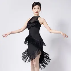 Tassel Latin Dance Wear for Women Latin Dresses Fringes Ballroom Dance Costumes Salsa Samba Dancewear