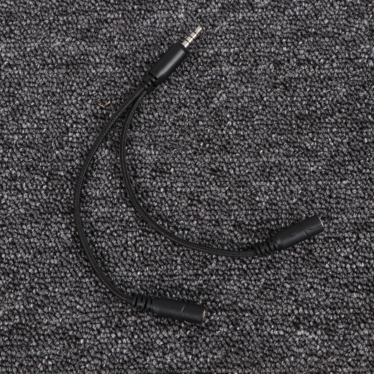 

3.5Mm Headset Splitter Cable Dual Male To Female Audio Mic Y Adapter For Pc Gaming Stereo Headphone Gold Plated Splitter